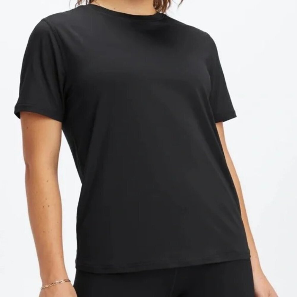 Fabletics Black Phoenix Lite Short Sleeve Top, Size 2x - Nwt